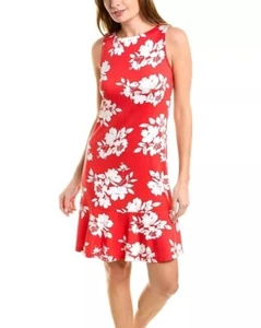 New Tommy Bahama Women’s Darcy Flor Da Vita Sleeveless Dress SW621702 Red - L - Picture 1 of 7