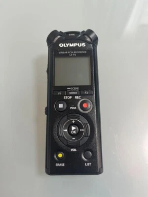 OLYMPUS Linear PCM Recorder 8GB LS-P2 Black LS-P2 BLK used - Image 1 of 3