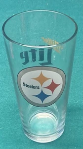 Pittsburgh Steelers NFL Miller Lite 20oz Beer Glass Made with Heavy Glass! - Picture 1 of 2
