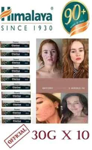 🧴 Himalaya Clarina Anti Acne Pimple Scar Cream – Pack of 10 x 30g | - Picture 1 of 8