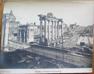 Fotografía Roma, Italia 1890 9,5 x 7,5, Foro Romano dal Campidoglio - Imagen 1 de 1