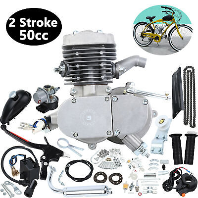 50CC Engine Motor Full Set 2 Stroke Petrol Gas Motorized Engine Kit For Bike DE • 93.54€