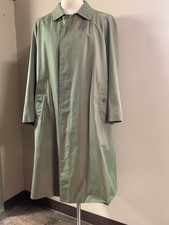 green burberry trench coat