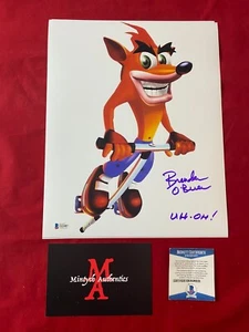 Foto Beckett de Brendan O'Brien Crash Bandicoot autografiada firmada 11x14 - Imagen 1 de 1