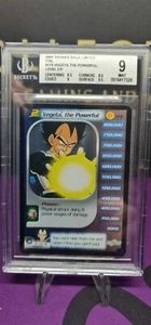 DBZ CCG DRAGON BALL Z VEGETA THE POWERFUL L2 #174 LIMITED FOIL TRUNKS SAGA BGS 9 - Picture 1 of 4