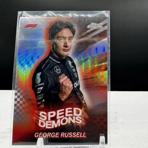 2024 Topps Chrome Formula 1 George Russell Speed Demons Card #SD-5 - Picture 1 of 2