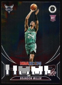 2023-24 Hoops Premium Stock Brandon Miller Hoopla Rookie #3 Hornets - Foto 1 di 2