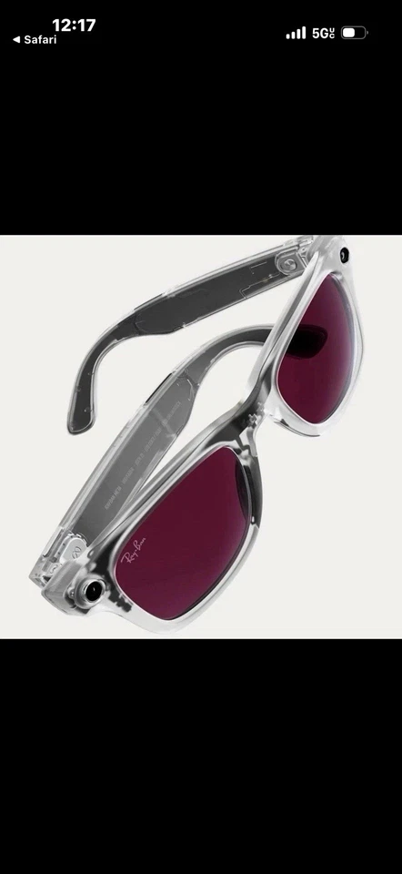 RAY-BAN | META WAYFARER LIMITED EDITION RW4006 Transitions Clear/Sapphire