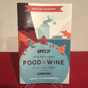 2024 EPCOT International Food And Wine FESTIVAL PASSPORT Walt Disney World Event - Picture 1 of 2