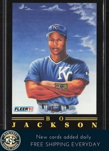 Bo Jackson 1991 Fleer Pro-Visions #5 Kansas City Royals - Picture 1 of 2