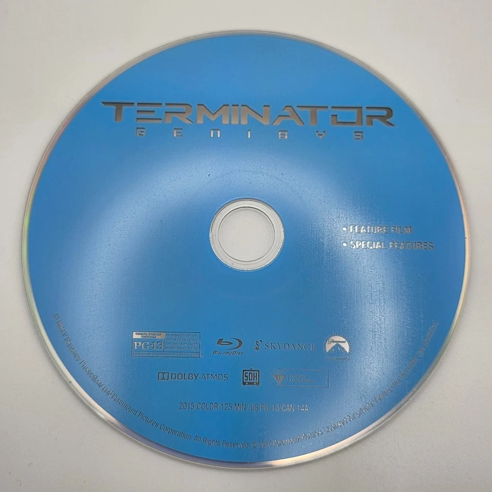 Terminator Genisys Blu - ray 2015 Skydance Dolby Atmos PG - 13 - Image 1 of 1
