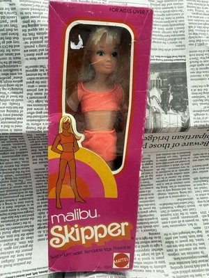 Vintage Malibu Skipper Barbie doll 1975 Mattel No. 1069 New In Non-mint Box ☀️ - Image 1 of 3