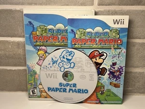 Super Paper Mario - Nintendo Wii - Complete CIB w/ Manual - Picture 1 of 9