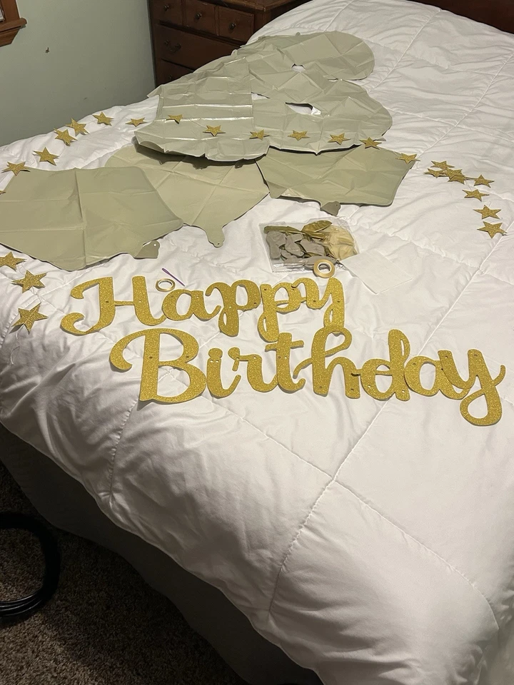 Feliz 18 Cumpleaños Para Niña O Niño Globo Y Guirnalda Conjunto ¡Impresionante Decoración Fiesta! Foto 1 de 4