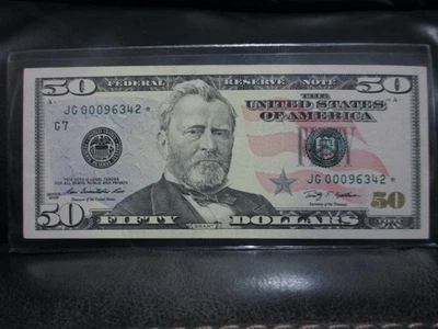 F-2131G 2009 $50 Star Note XF+ LOW SERIAL NUMBER - Image 1 of 2