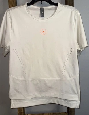 Adidas by Stella McCartney Women’s White Activewear Shirt XS Performance Top - Image 1 of 4