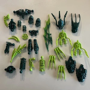Lego Bionicle Surtido Verde Oscuro y Línea Surtido Piezas Lote A - Imagen 1 de 3