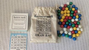 Safety Pays Bingoball-Zugbeutel Sicherheitsbingo für Arbeitsplatz Sicherheit Bewertung Sterne - Bild 1 von 8