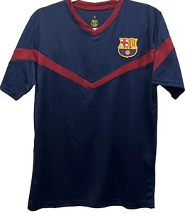 FC Barcelona Navy Training Jersey Poly Shirt Size Small - Picture 1 of 7