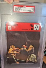 1979 Sportscaster 1574 Nyrkkeily Glossary Muhammad Ali PSA 5 EX POP 1 Finnish