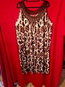 BEME plus size leopard print dress, size 20 - Picture 1 of 5