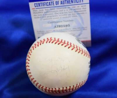 Harry Caray PSA DNA Coa Autograph National League ONL Hand Signed Baseball - Image 1 of 2