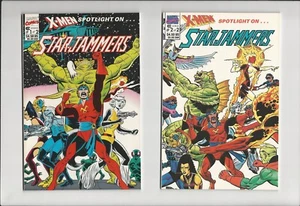 X-Men Spotlight On Starjammers 1 2 Juego Completo 9.0 VF/NM Stock Cockrum Sin Leer - Imagen 1 de 2
