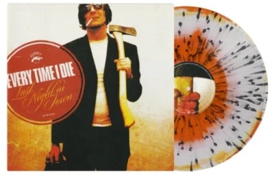 Every Time I Die - Last Night In Town LP White Tangerine w/Black Splatter Vinyl  - Image 1 of 4