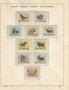 HUNGARY; 1964 early Hunting Pictorial issue fine MINT SET - Picture 1 of 1