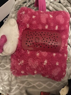 Hello Kitty PINK Dream Lites Pillow Pets Night Light 12" Stars Moon 2013 - Image 1 of 3