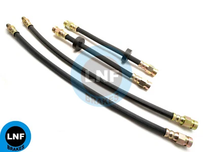 Peugeot 504 1.8 2.0 Ti Coupé Cabrio Brake Hose Front Rear Set X4 1975-1986 - Image 1 of 2