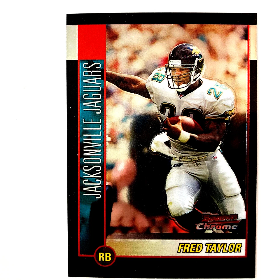 Fred Taylor 2002 Bowman Chrome Card #98 NFL Jacksonville Jaguars - Image 1 of 2
