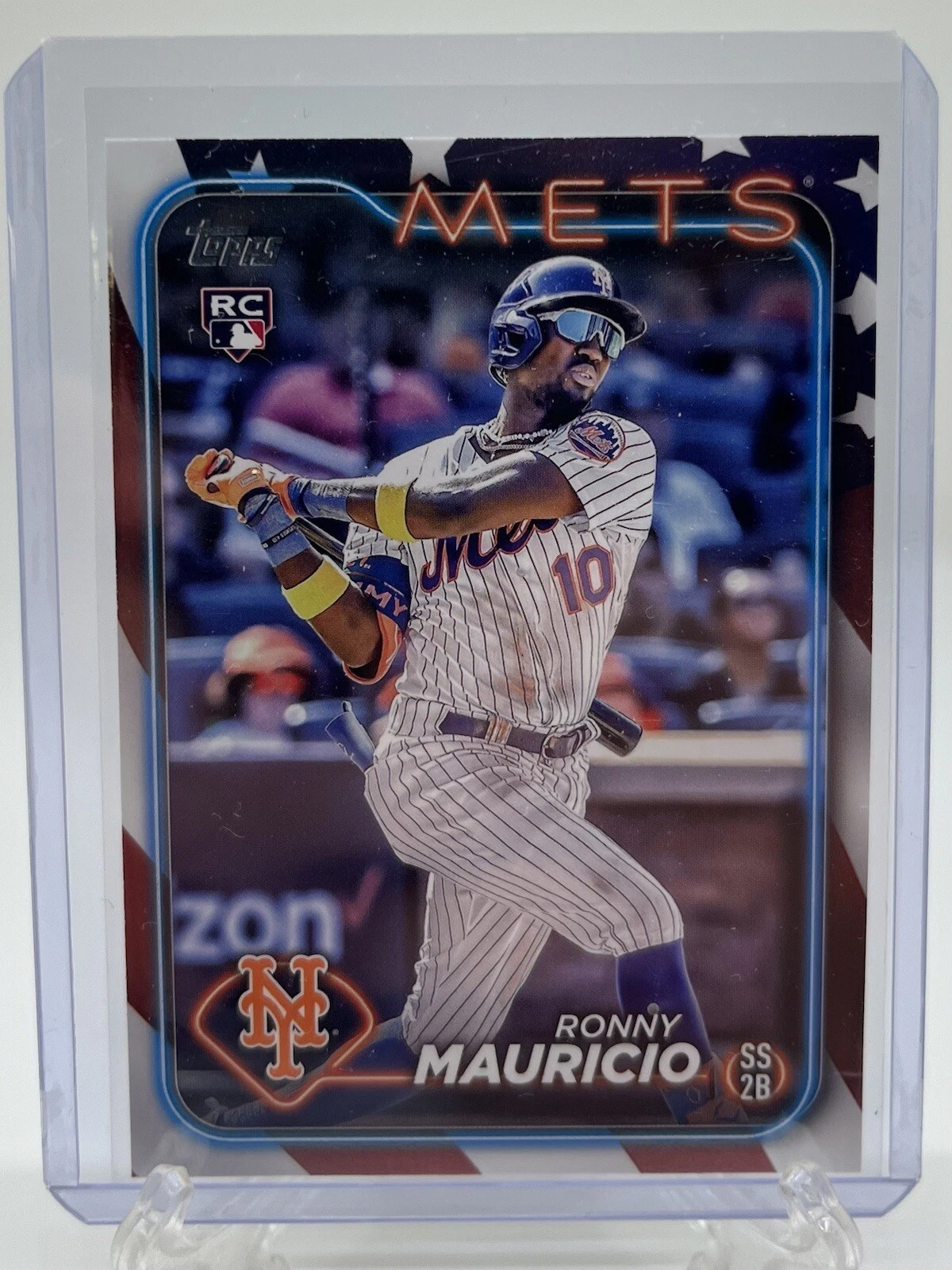 2024 Topps Ronny Mauricio 224 Independence Day Parallel 36/76