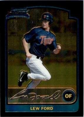 2003 BOWMAN CHROME - RC #214 LEW FORD MINNESOTA TWINS - Image 1 of 2