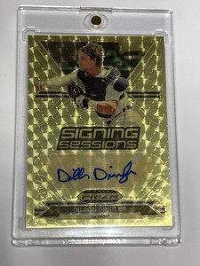 Dillon Dingler 2021 Panini Prizm Draft Picks Gold Vinyl Auto RC #1/1 Tigers