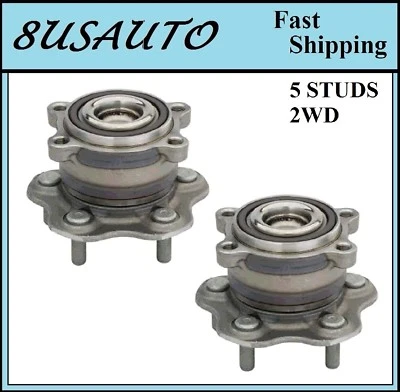 Conjunto de cojinete de cubo de rueda trasera apto para Nissan Pathfinder (2x2) 2013-2015 (par) Foto 1 de 3