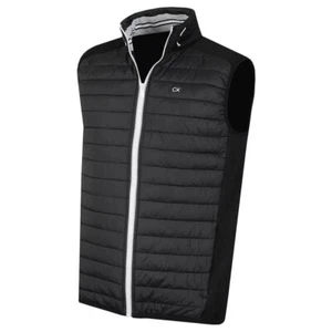 Calvin Klein 2021 Hybrid Insulate Bodywarmer Golf Men's Gilet - Black XLarge - Picture 1 of 4