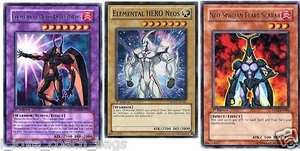 ELEMENTAL HERO Flare NEOS 1ST DP03 Fusion Set: Flare Scarab + Hero Neos YUGIOH - Imagen 1 de 1