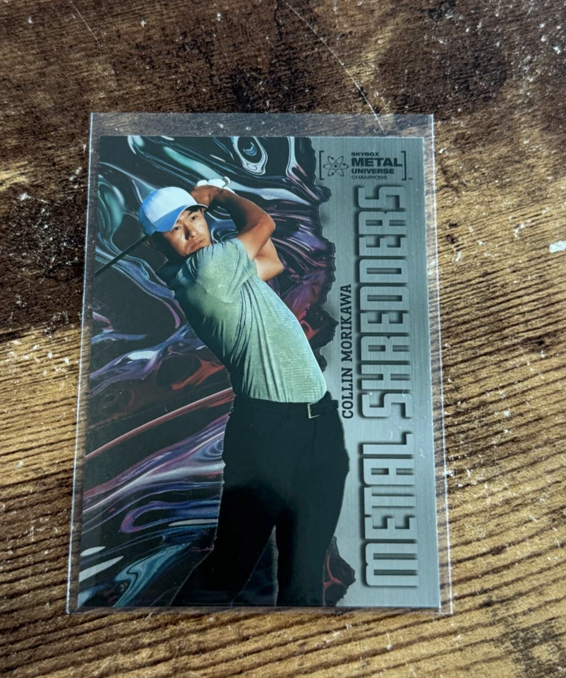 2022 SkyBox Metal Universe Champions Metal Shredders #110 Collin Morikawa - Image 1 of 1