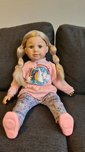 Puppe Sally von Zapf Creation, 63cm groß, Weichkörper, Mädchen, blond, blauäugig