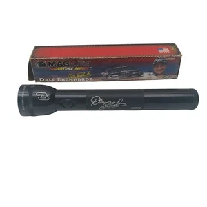 RARE! VTG Nascar Dale Earnhardt Sr #3 Signature Series Mag-Lite 3D Flashlight - Picture 1 of 16
