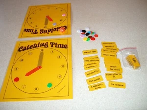 Catching Time Board Game Aust. Maths Telling Time Yr F-3 Primary Teach Resource - Picture 1 of 1