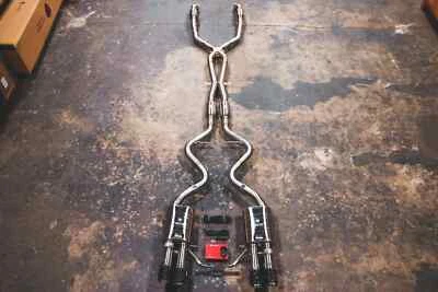 Valvetronic Designs Cat Back Euro Cats con puntas negras para BMW M3 E9X 2008-2013 Foto 1 de 4