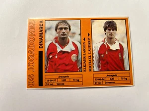 calendario bolsillo 1986 México Mundial Fútbol Dinamarca Larsen Laudrup 193 #2794 - Imagen 1 de 3