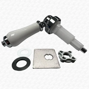 BURLINGTON Bathstore R & T Porcelain Ceramic Lever Only for Cable Flush Valve - Picture 1 of 8