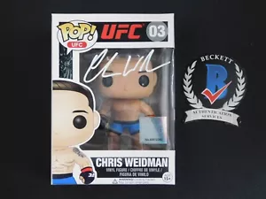 Vinilo autografiado firmado por Chris Weidman Funko Pop! 03 UFC Fighter MMA BAS CERTIFICADO DE AUTENTICIDAD W - Imagen 1 de 6