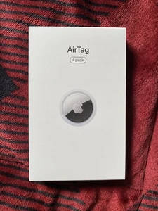 Pack de 4 Apple AirTags authentiques **NEUF** en boîte - Photo 1 sur 2