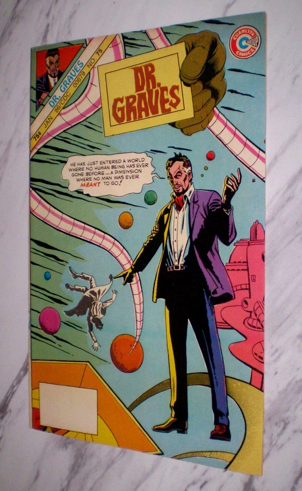 Dr. Graves #75 NM+ 9.6 OW/W pages 1986 Charlton #kellyssuperheroes - Image 1 of 1