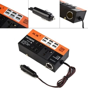 Max 1500W KFZ DC 12V 24V Zu AC 220V Spannungswandler Stromwandler Wechselrichter - Bild 1 von 21