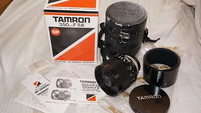 Tamron SP 350mm f/5.6 Tele-Macro Adaptall 2 Mirror Lens 06B with Canon Mount - Image 1 of 4